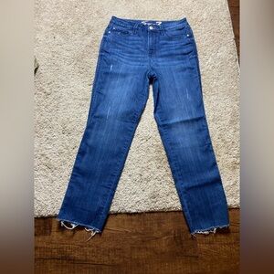 Seven7 women Sz 6 weekend easy fit boyfriend fit classic stretch Jeans dark wash